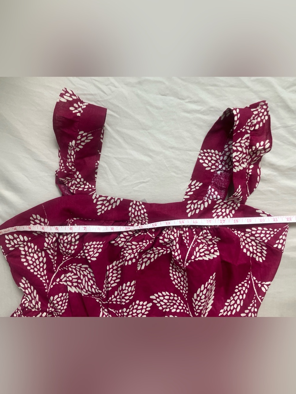Torrid Belle Isle Cotton Linen Maxi Dress 00 Burgundy NWT - Picture 15 of 16